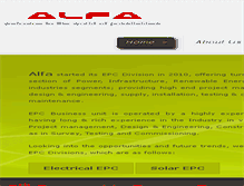 Tablet Screenshot of alfaepc.com